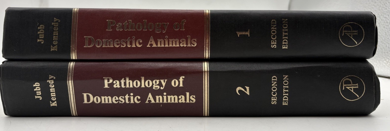 Pathology of Domestic Animals Vol 1 & 2 2nd Ed Jubb Kennedy 1970 HC Set