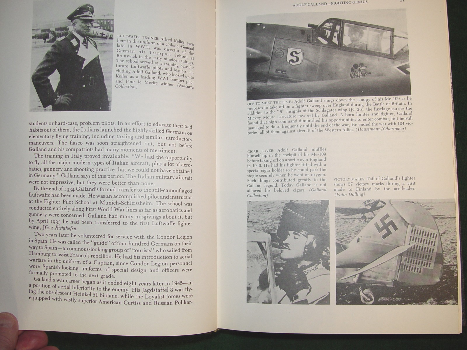 “FIGHTER ACES OF THE LUFTWAFFE” 432 pages Hardcover Illustrated Book