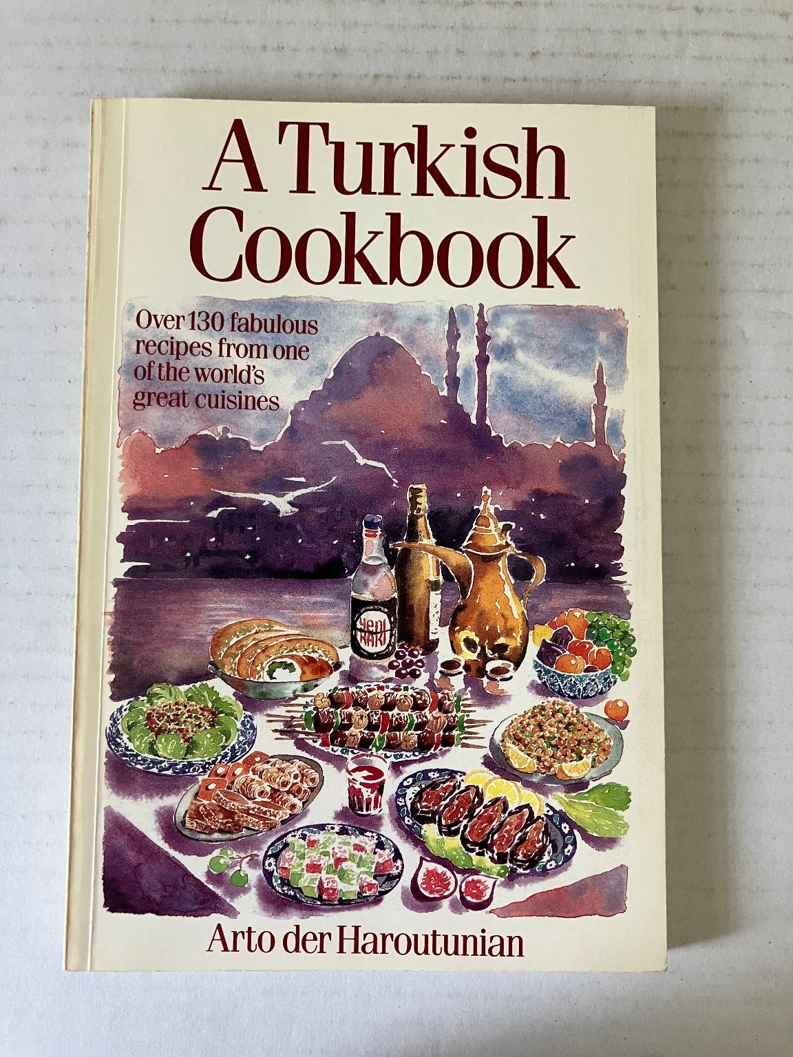 A Turkish Cookbook Arto der Haroutunian 1987 First Impression Ebury Press PB