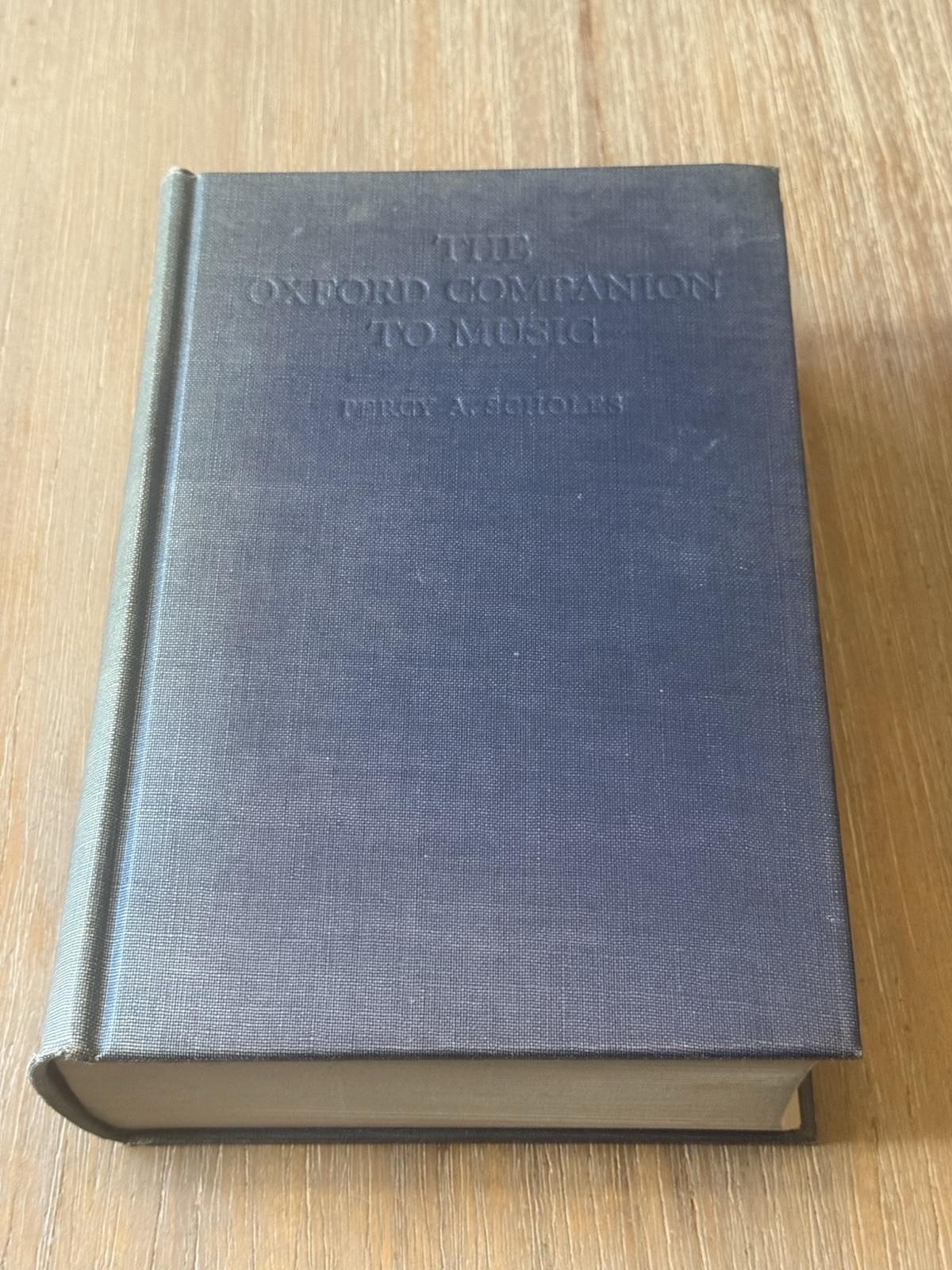 The Oxford Companion to Music by Percy A. Scholes – 1951 Hardcover / 8th Ed