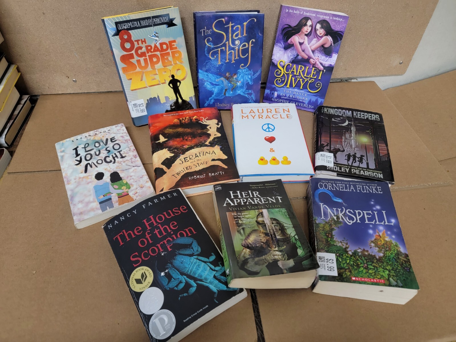 Lot of 10 Young Adults YA PRE-Teen Youth RANDOM STORY CHAPTER UNSORTED BOOKS MIX