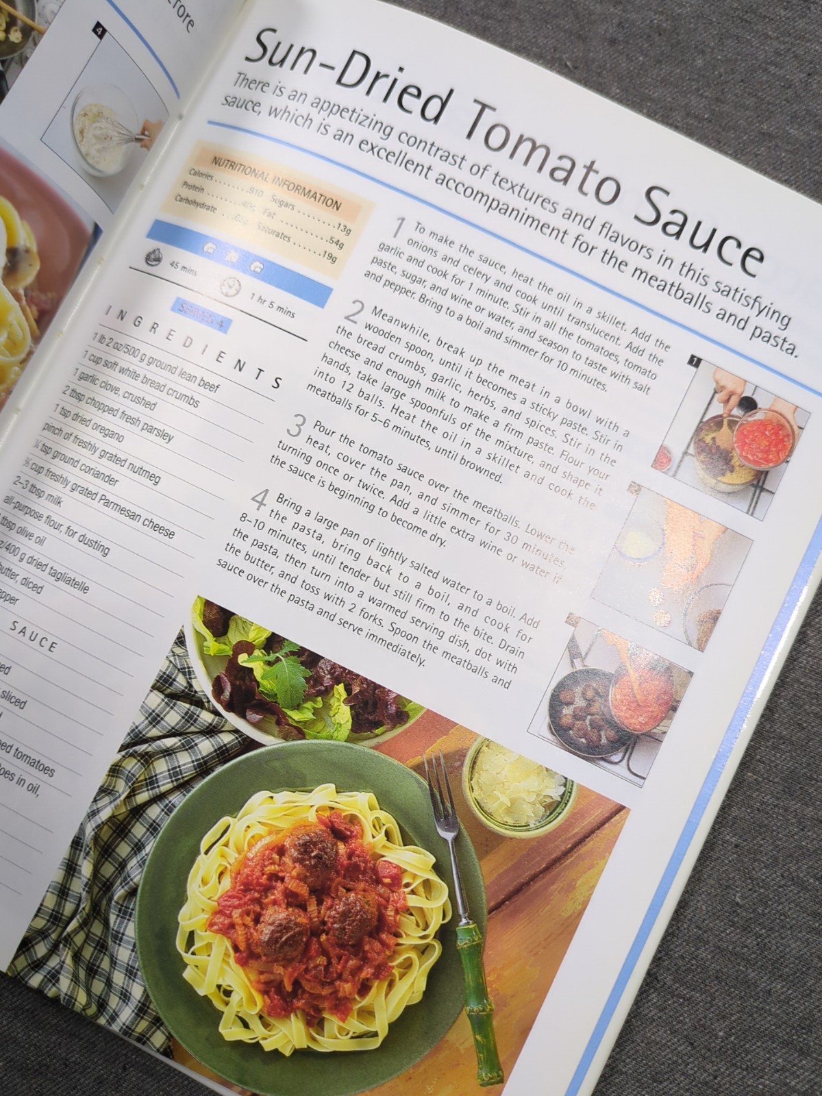 2003 Practical Pasta Sauces VTG Cookbook Published by P3, Parragon, UK 32 pages