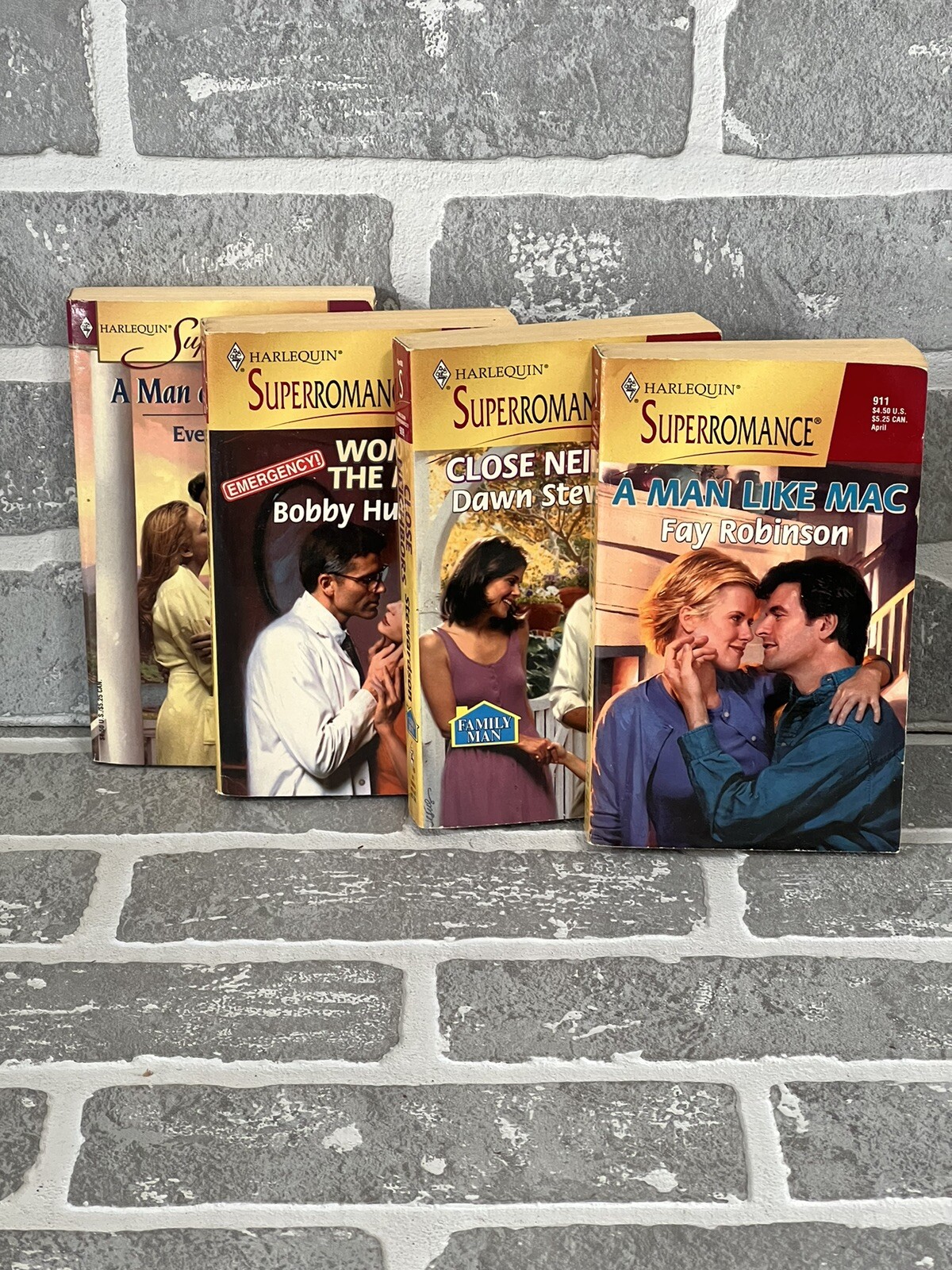 Harlequin Super Romance Series Lot 4 Paperback Books