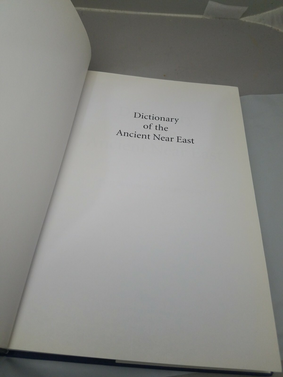 Dictionary of the Ancient Near East (Hardcover)