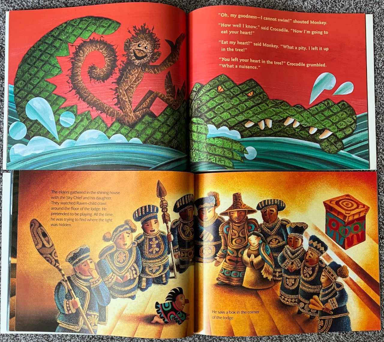 Gerald McDermott Trickster Tales Lot Zomo The Rabbit Monkey Raven Coyote LikeNEW